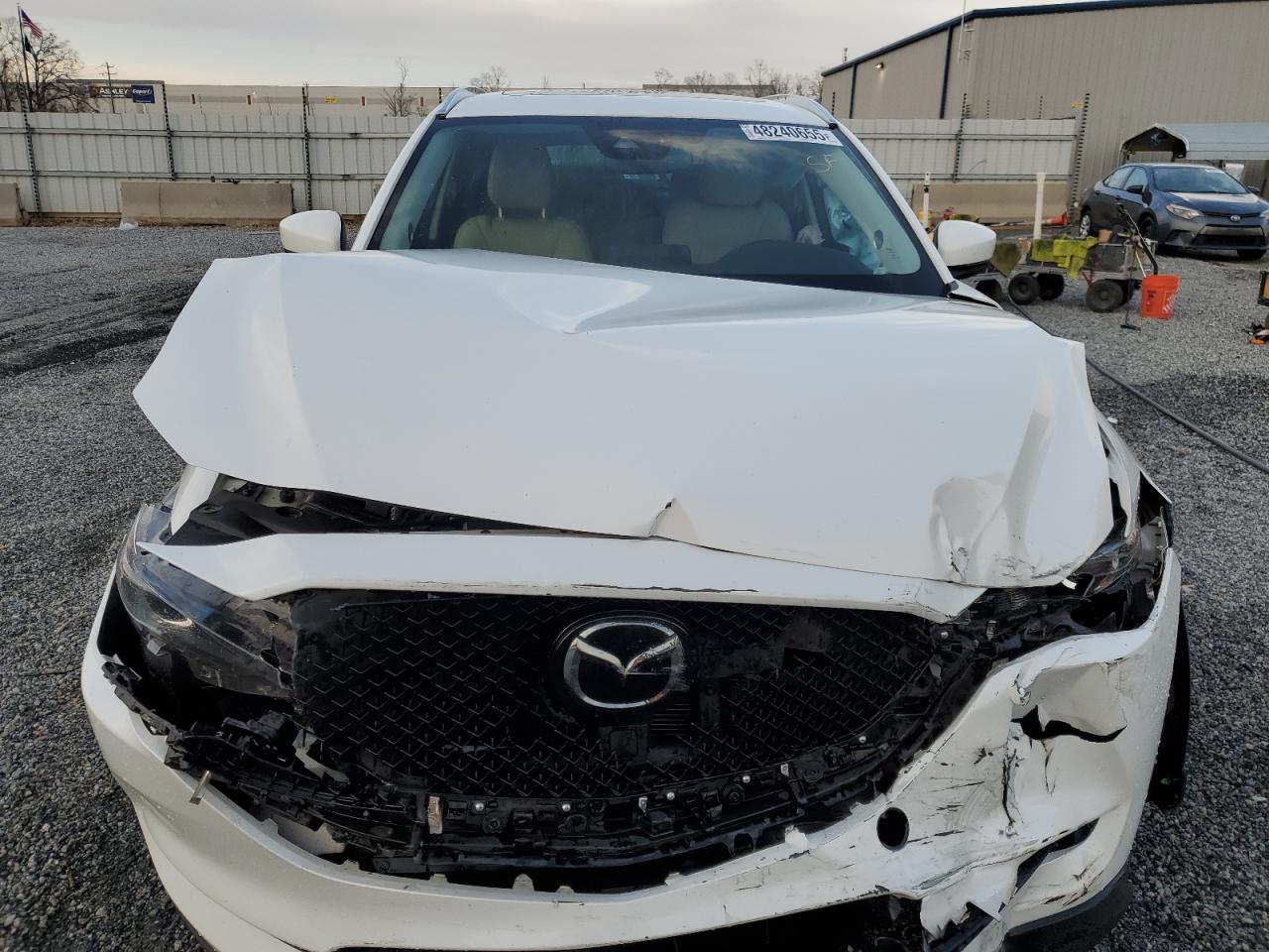 2020 Mazda CX-5 VIN JM3KFACM0L0863937 Copart auction photo, front end damage thumbnail 5