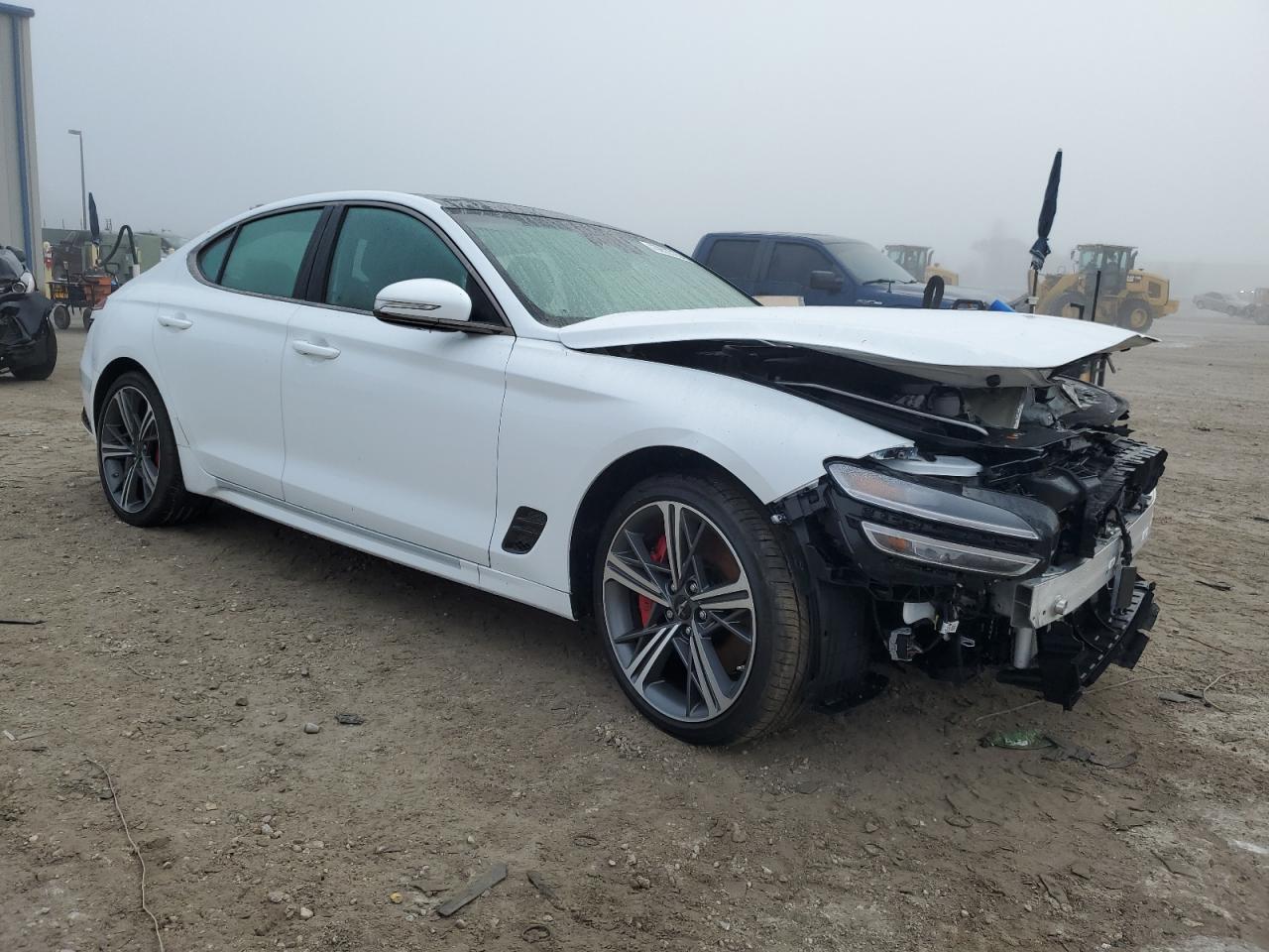 2024 Genesis G70 VIN KMTG34SC4RU136451 Copart auction photo, front end damage thumbnail 4