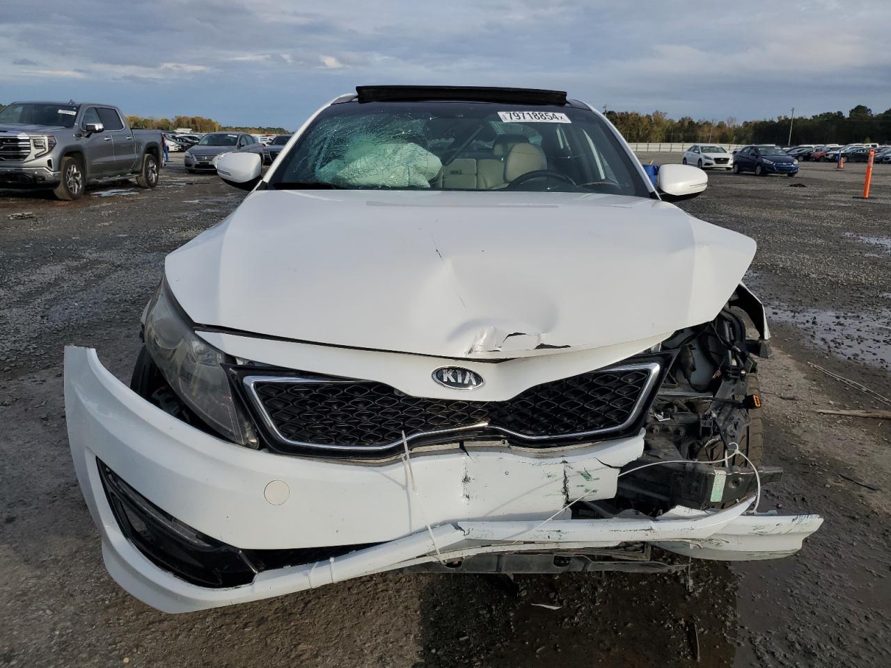2013 KIA Optima VIN 5XXGR4A61DG129867 Copart auction photo, front end damage thumbnail 5