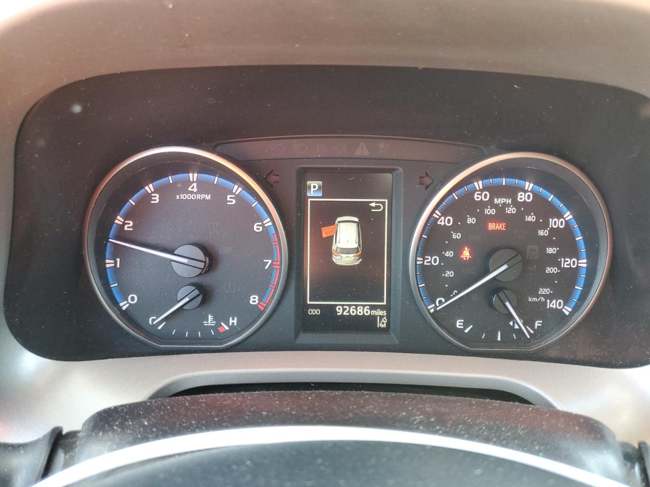 2018 Toyota RAV 4 VIN 2T3RFREV3JW811805 Copart auction photo, front end damage thumbnail 9
