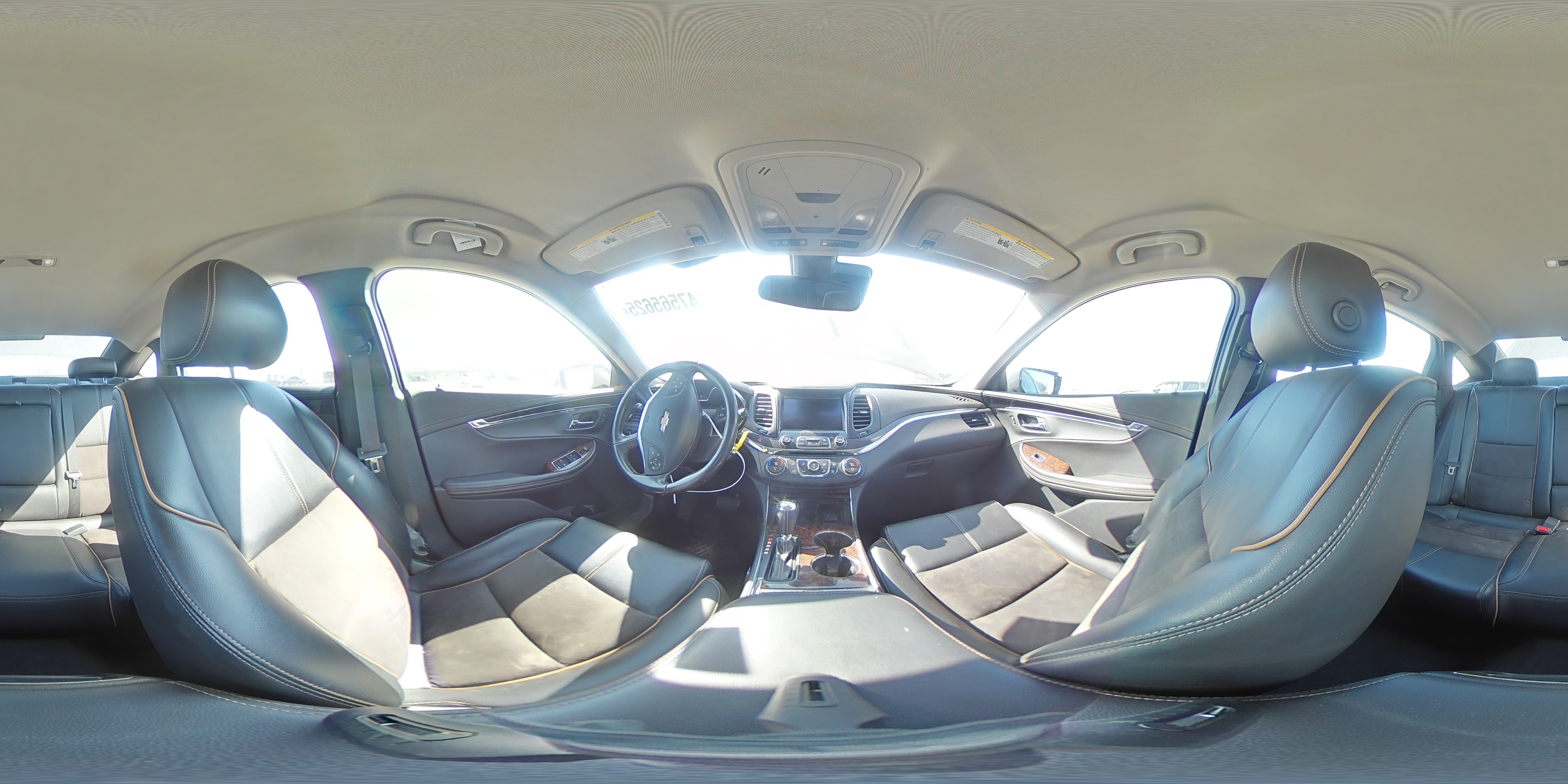 2014 Chevrolet Impala VIN 2G1125S35E9115282 Copart auction photo, front end / side damage thumbnail 12