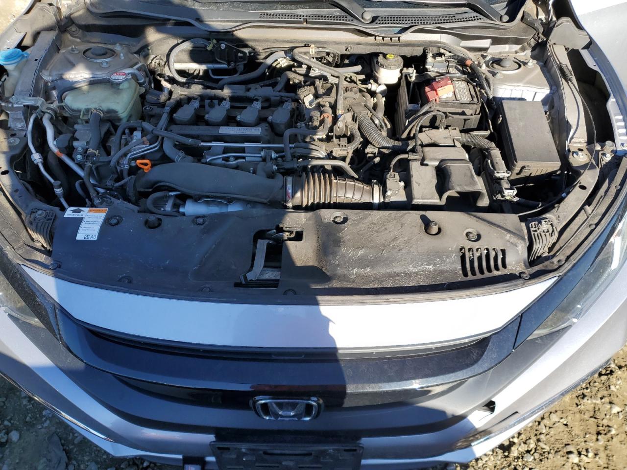 2019 Honda Civic VIN 19XFC1F34KE214377 Copart auction photo, rear end damage thumbnail 11
