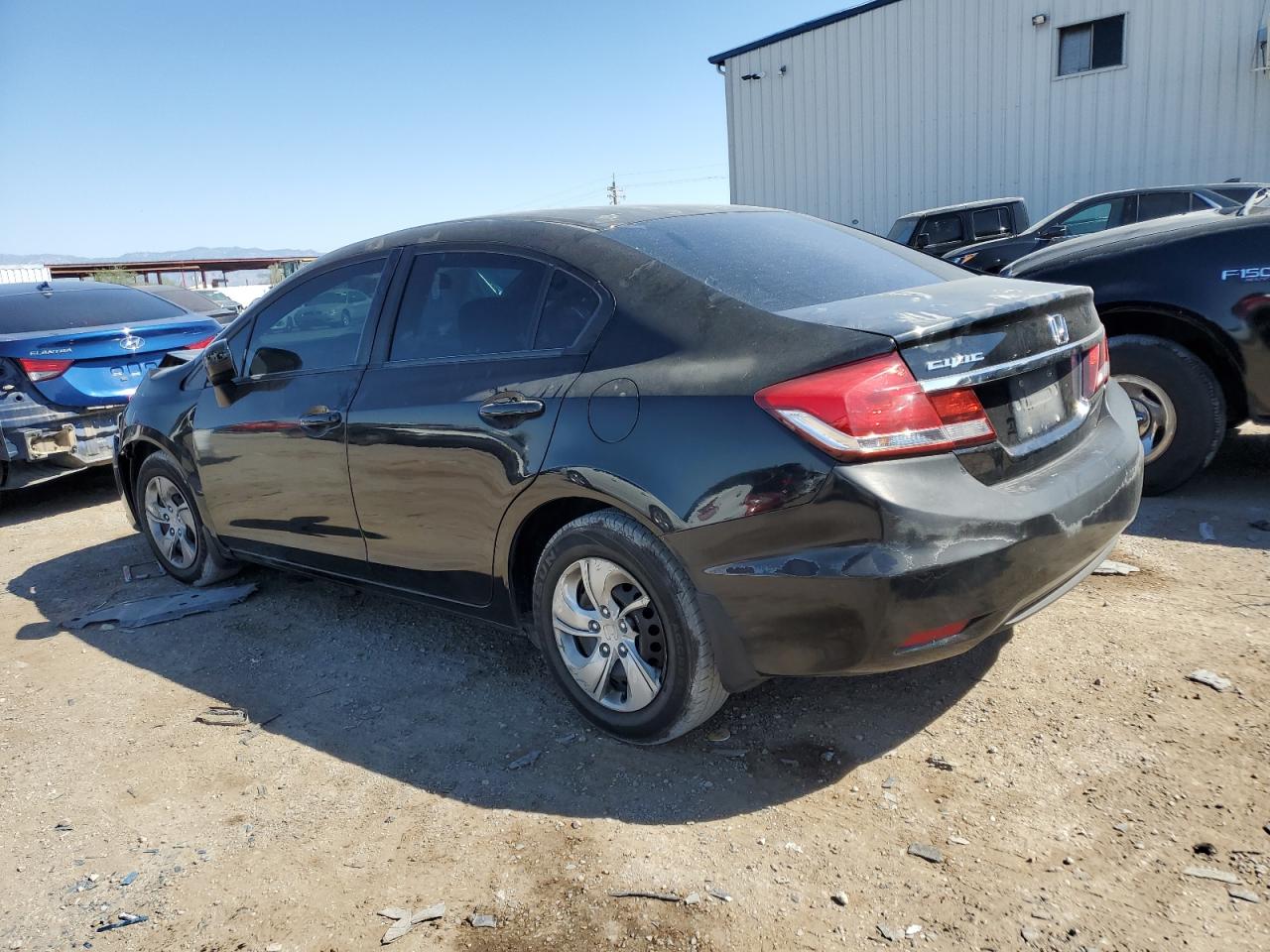 2015 Honda Civic VIN 2HGFB2E56FH532718 Copart auction photo, front end damage thumbnail 2