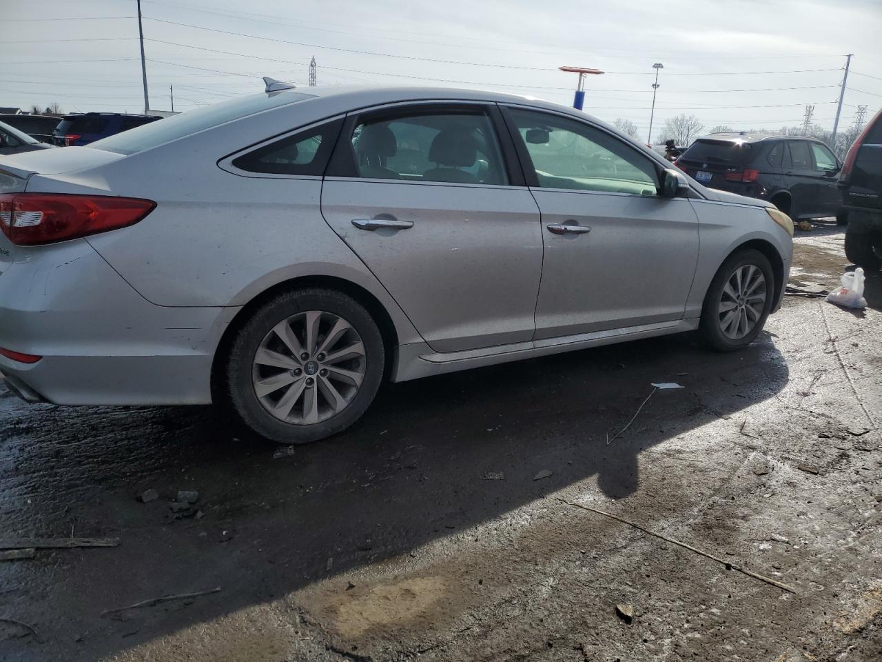 2015 Hyundai Sonata VIN 5NPE34AF5FH065512 Copart auction photo, front end damage thumbnail 3