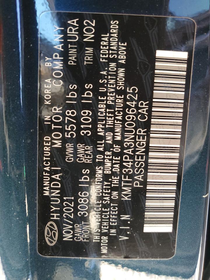 2022 Genesis G90 VIN KMTF34PA3NU096425 Copart auction photo, front end / minor dent/scratches damage thumbnail 13