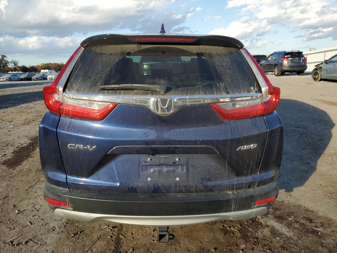2018 Honda CR-V VIN 7FARW2H54JE076670 Copart auction photo, front end / undercarriage damage thumbnail 6