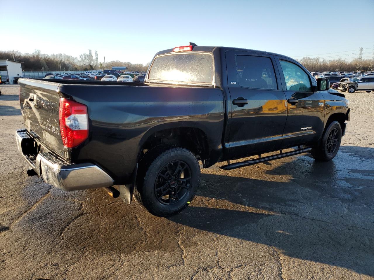 2021 Toyota Tundra VIN 5TFDY5F1XMX970541 Copart auction photo, front end damage thumbnail 3