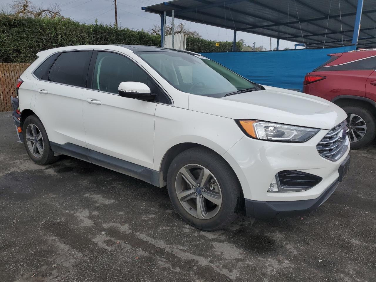 2020 Ford Edge VIN 2FMPK4J91LBB12141 Copart auction photo, rear end damage thumbnail 4