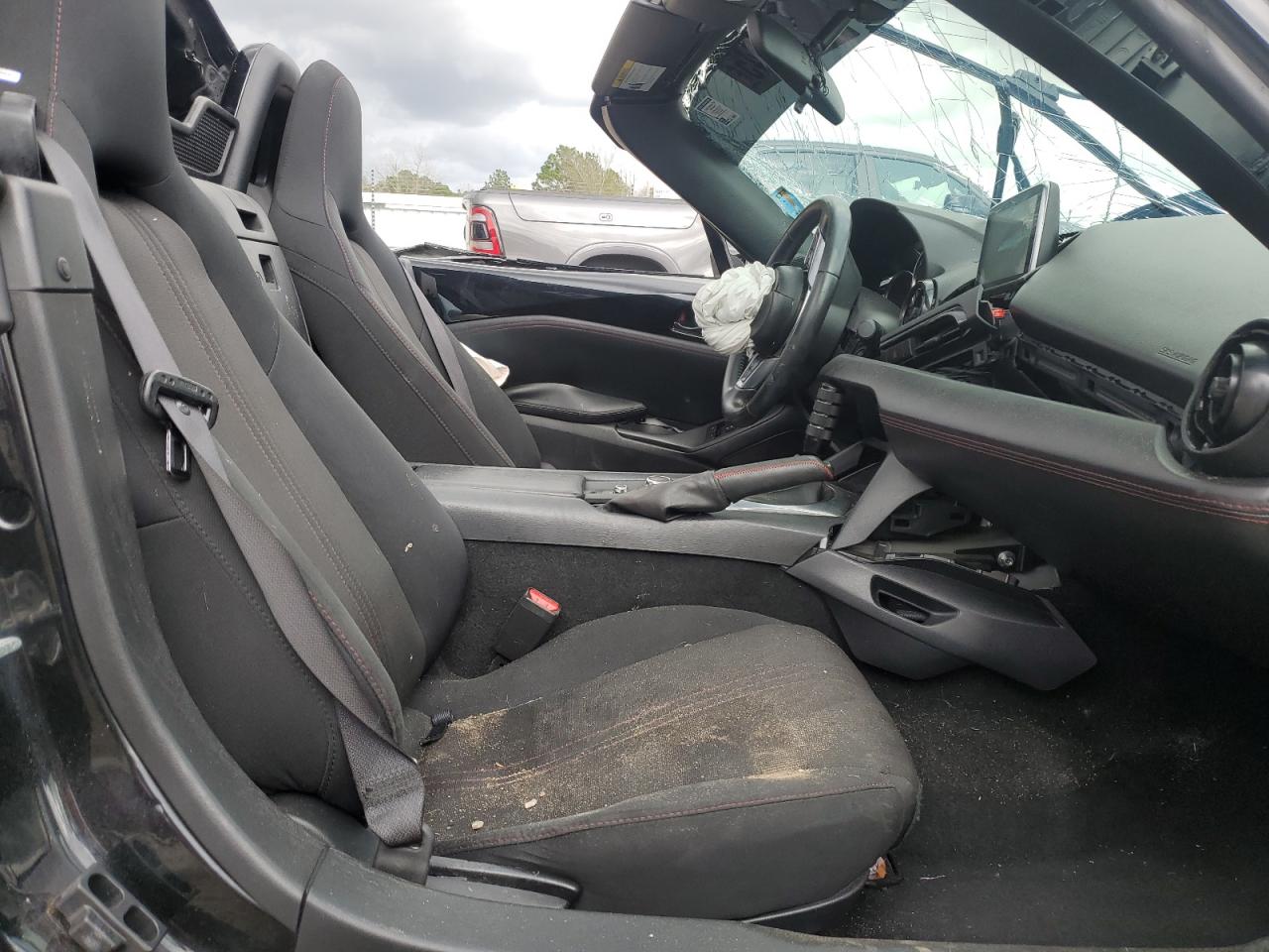 2016 Mazda MX-5 VIN JM1NDAC79G0111438 Copart auction photo, side / front end damage thumbnail 7