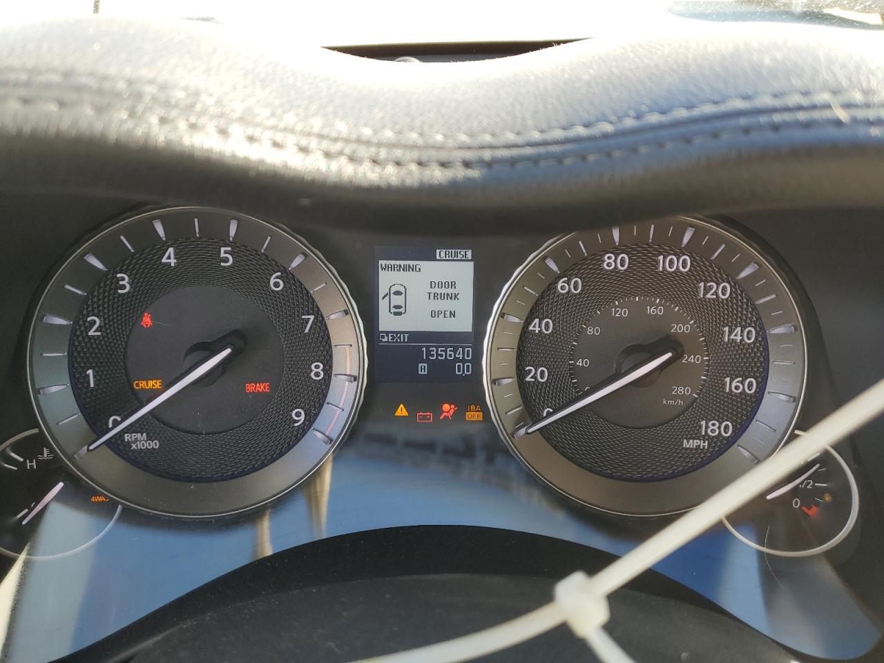2011 Infiniti M VIN JN1BY1AP1BM325354 Copart auction photo, front end damage thumbnail 9