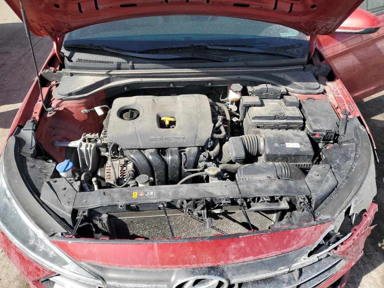2019 Hyundai Elantra VIN 5NPD74LF0KH465596 Copart auction photo, front end damage thumbnail 11