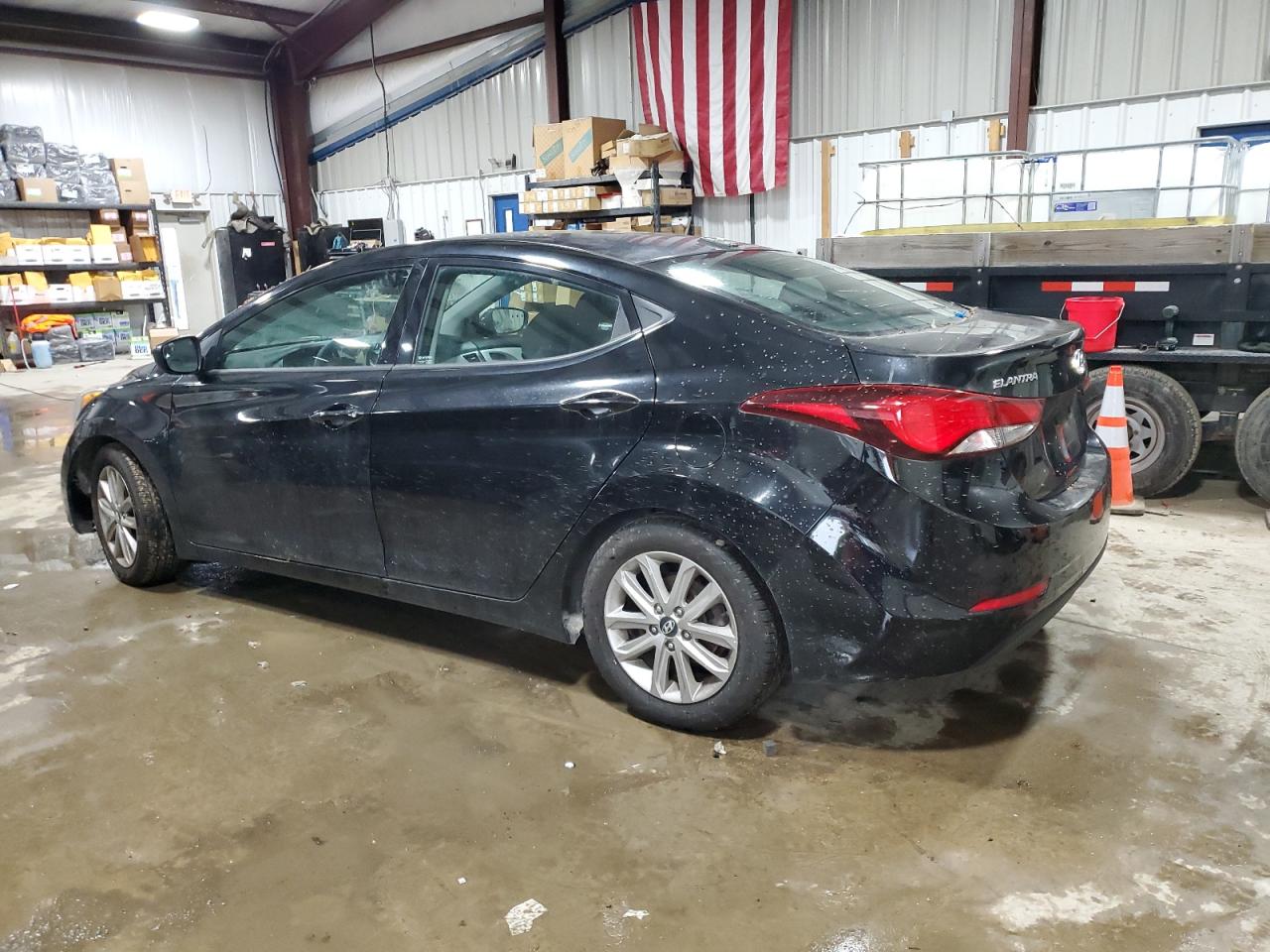 2016 Hyundai Elantra VIN KMHDH4AE6GU636660 Copart auction photo, vandalism damage thumbnail 2