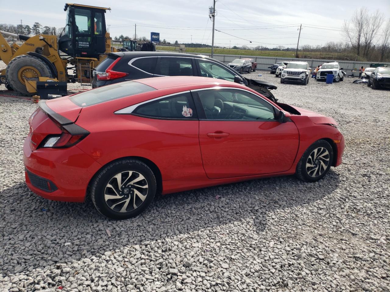 2017 Honda Civic VIN 2HGFC4B56HH311703 Copart auction photo, front end damage thumbnail 3