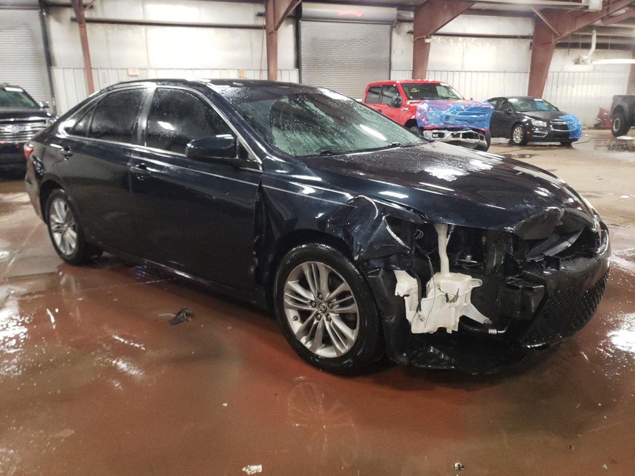 2016 Toyota Camry VIN 4T1BF1FKXGU130761 Copart auction photo, front end / side damage thumbnail 4