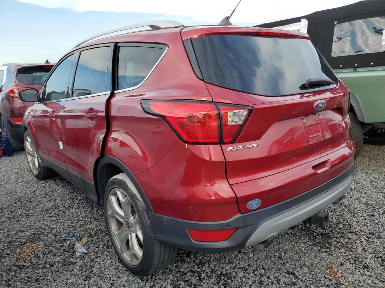 2019 Ford Escape VIN 1FMCU0J96KUA30142 Copart auction photo, water/flood damage thumbnail 2