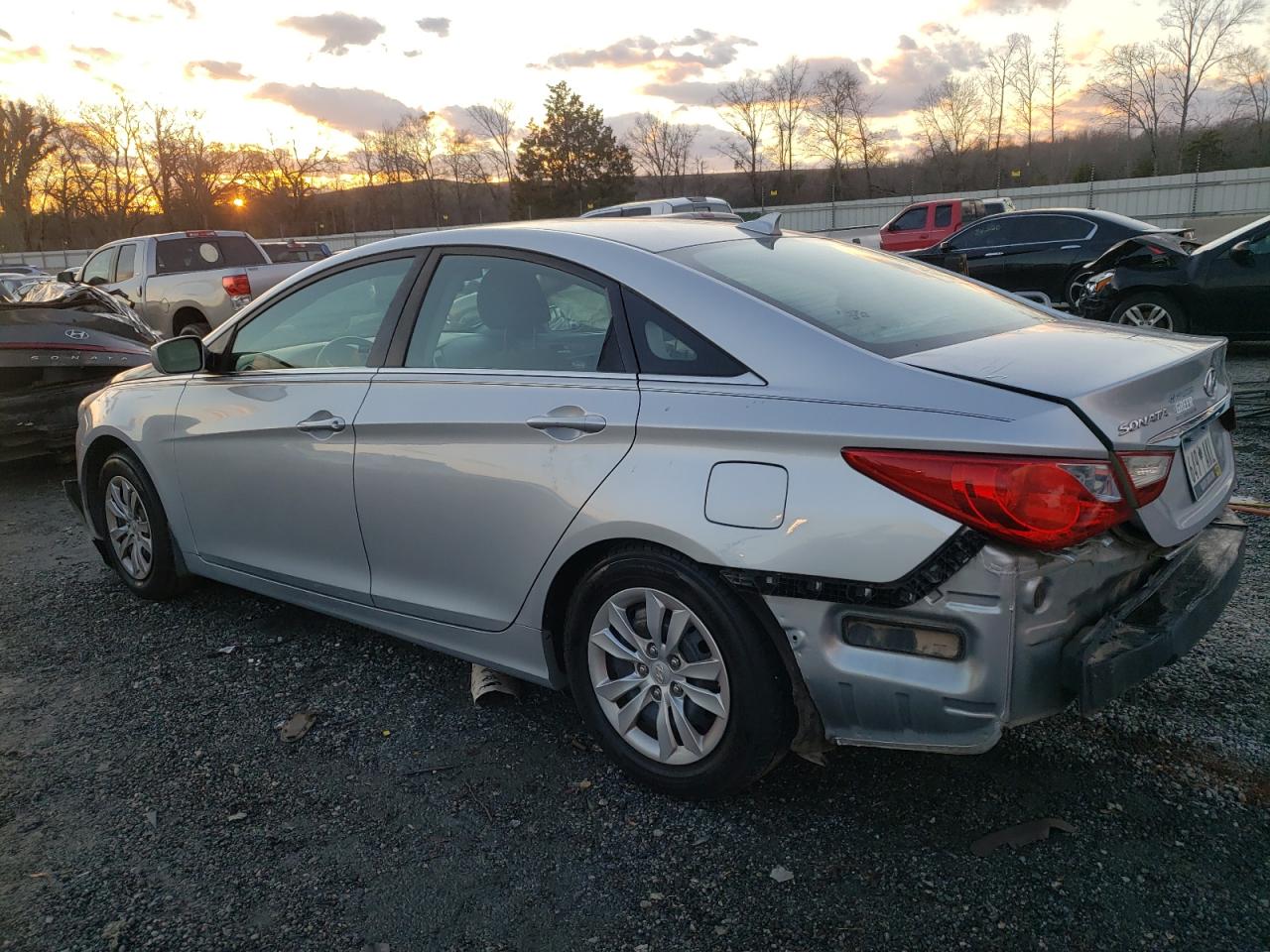 2012 Hyundai Sonata VIN 5NPEB4AC5CH345189 Copart auction photo, rear end damage thumbnail 2