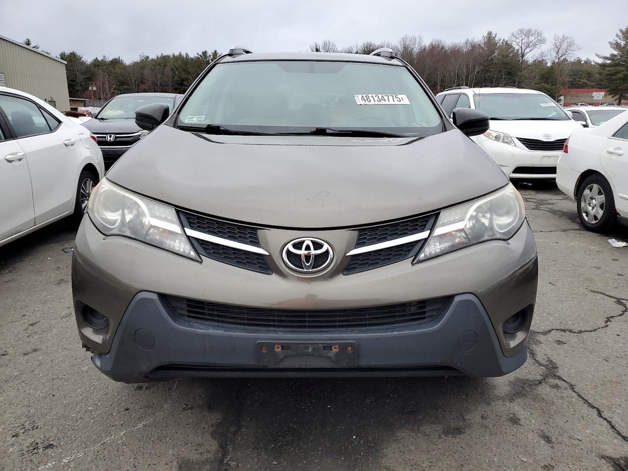 2013 Toyota RAV 4 VIN 2T3BFREV5DW065184 Copart auction photo, front end / side damage thumbnail 5