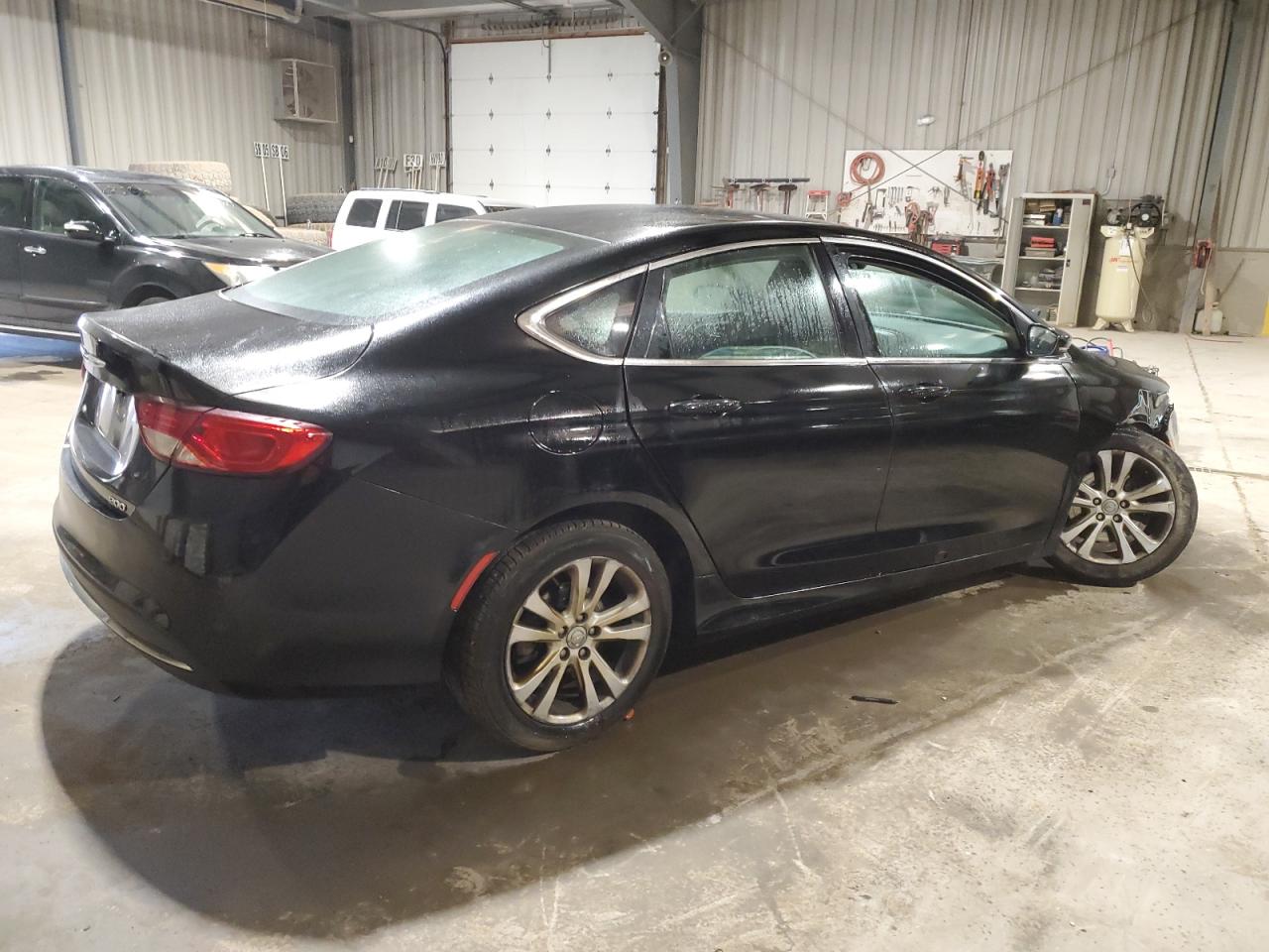 2015 Chrysler 200 VIN 1C3CCCAB7FN502560 Copart auction photo, front end / side damage thumbnail 3