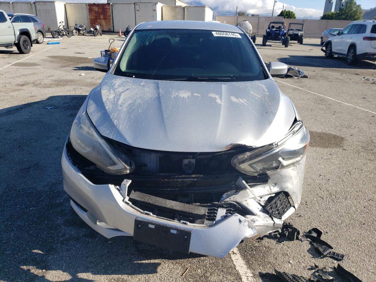2017 Nissan Sentra VIN 3N1AB7AP1HL659631 Copart auction photo, front end / rear end damage thumbnail 5