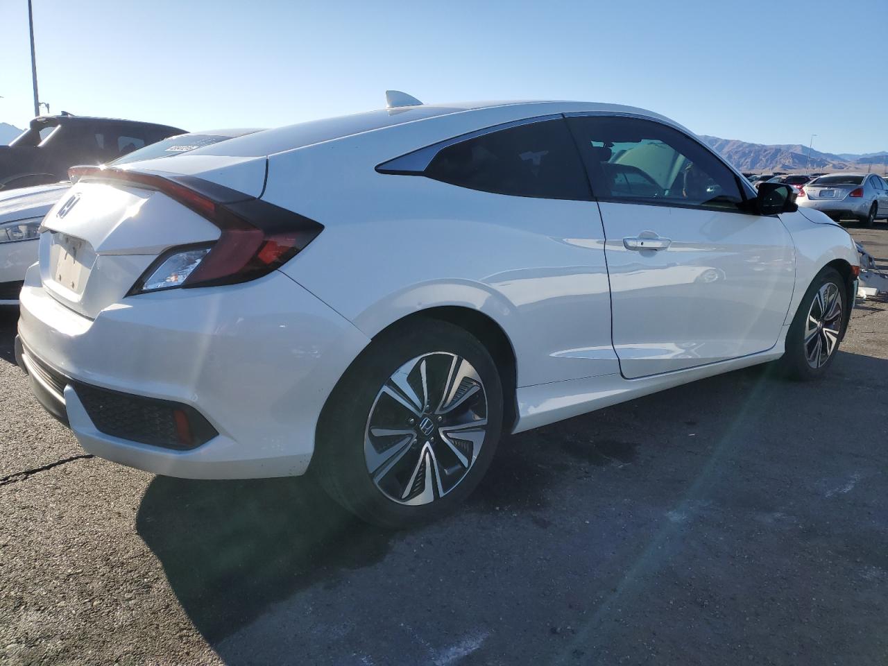 2016 Honda Civic VIN 2HGFC3B76GH358935 Copart auction photo, front end / side damage thumbnail 3