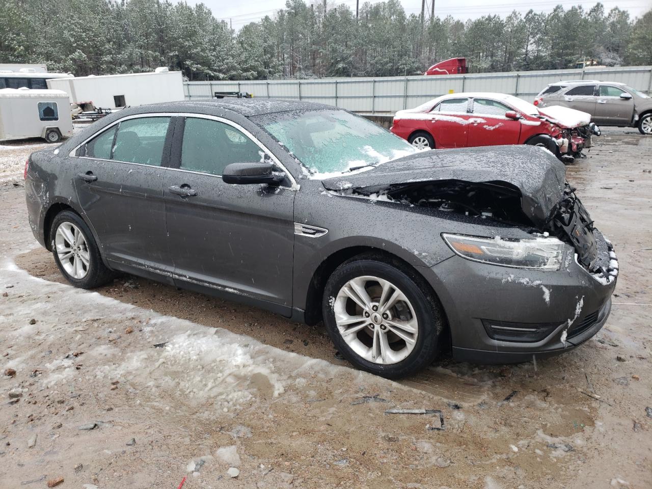2015 Ford Taurus VIN 1FAHP2E8XFG184569 Copart auction photo, front end / mechanical damage thumbnail 4