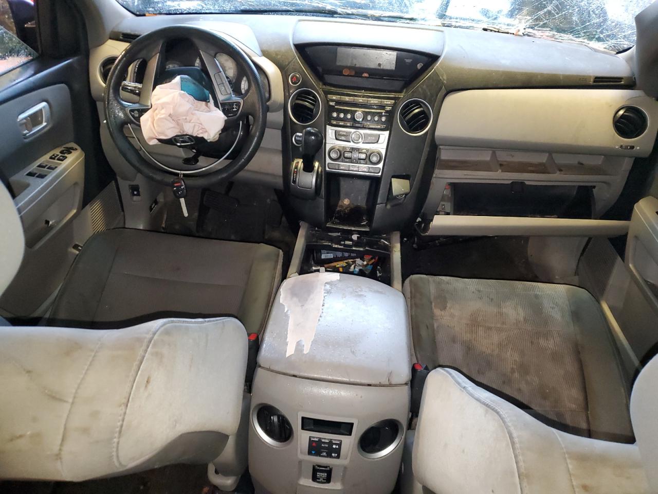 2012 Honda Pilot VIN 5FNYF4H42CB052073 Copart auction photo, front end / undercarriage damage thumbnail 8