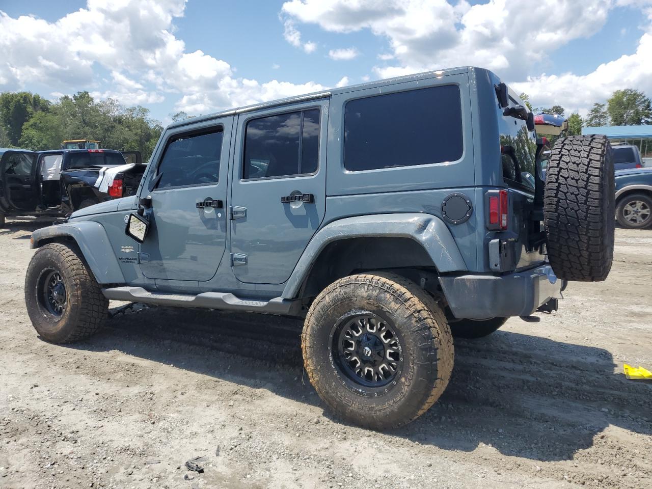 2015 Jeep Wrangler VIN 1C4BJWEG5FL526985 Copart auction photo, all over / undercarriage damage thumbnail 2