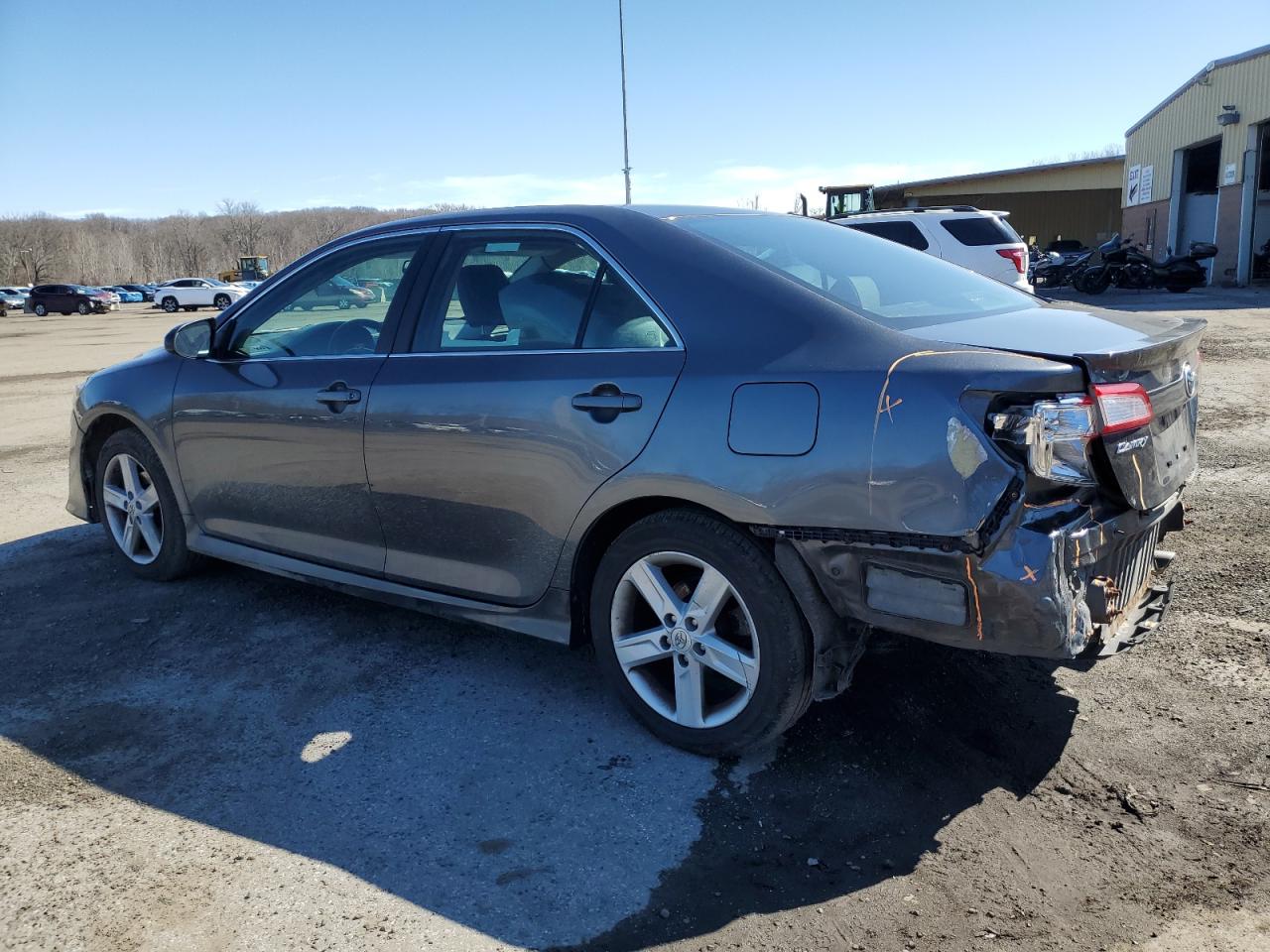 2012 Toyota Camry VIN 4T1BF1FK7CU599302 Copart auction photo, rear end / side damage thumbnail 2