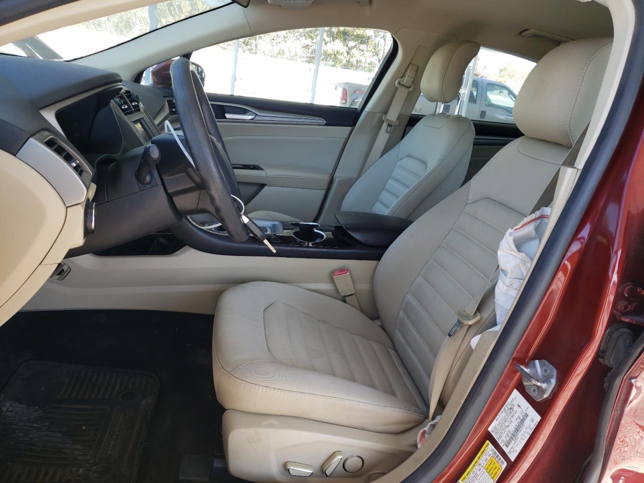 2014 Ford Fusion VIN 3FA6P0H77ER377557 Copart auction photo, side / rear end damage thumbnail 7