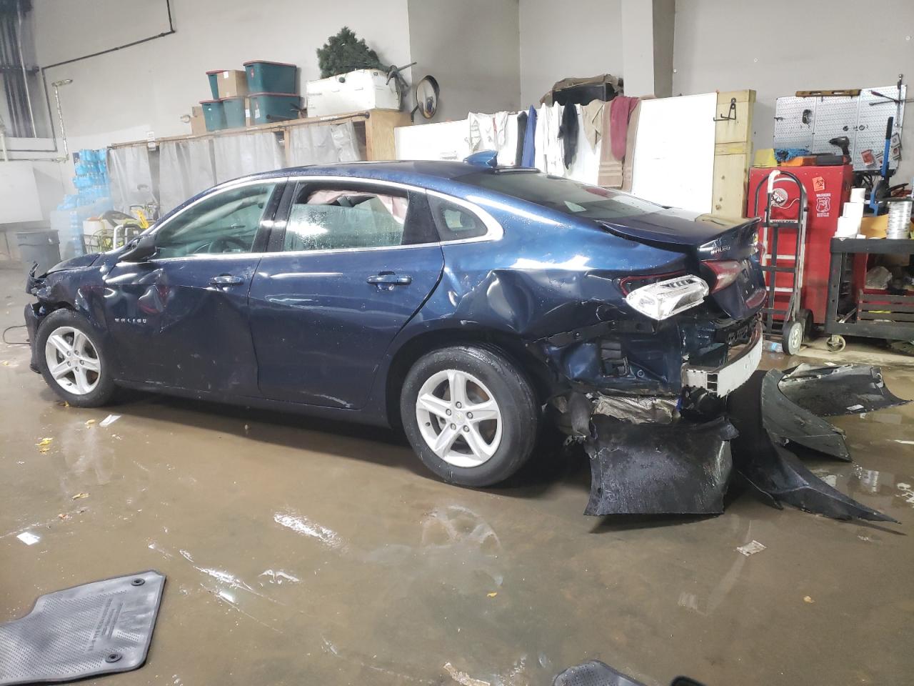 2022 Chevrolet Malibu VIN 1G1ZD5ST3NF190566 Copart auction photo, front end / rear end damage thumbnail 2