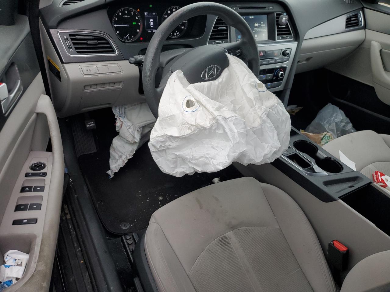 2017 Hyundai Sonata VIN 5NPE34AF3HH457908 Copart auction photo, front end / undercarriage damage thumbnail 8