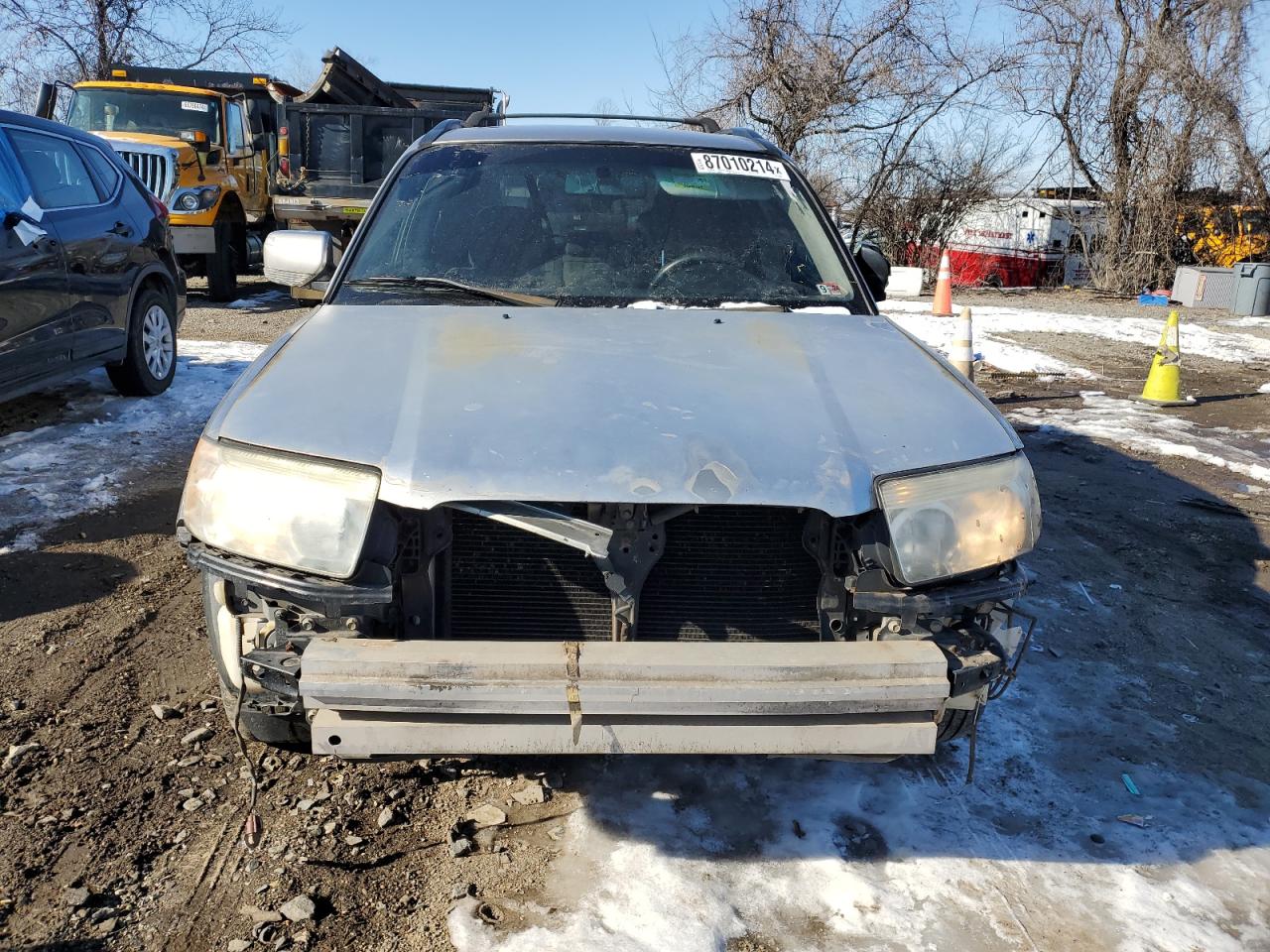 2006 Subaru Forester VIN JF1SG65646H748593 Copart auction photo, front end / minor dent/scratches damage thumbnail 5