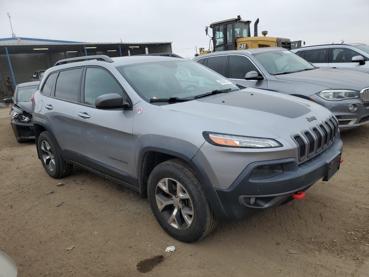 2014 Jeep Cherokee VIN 1C4PJMBSXEW282105 Copart auction photo, front end damage thumbnail 4