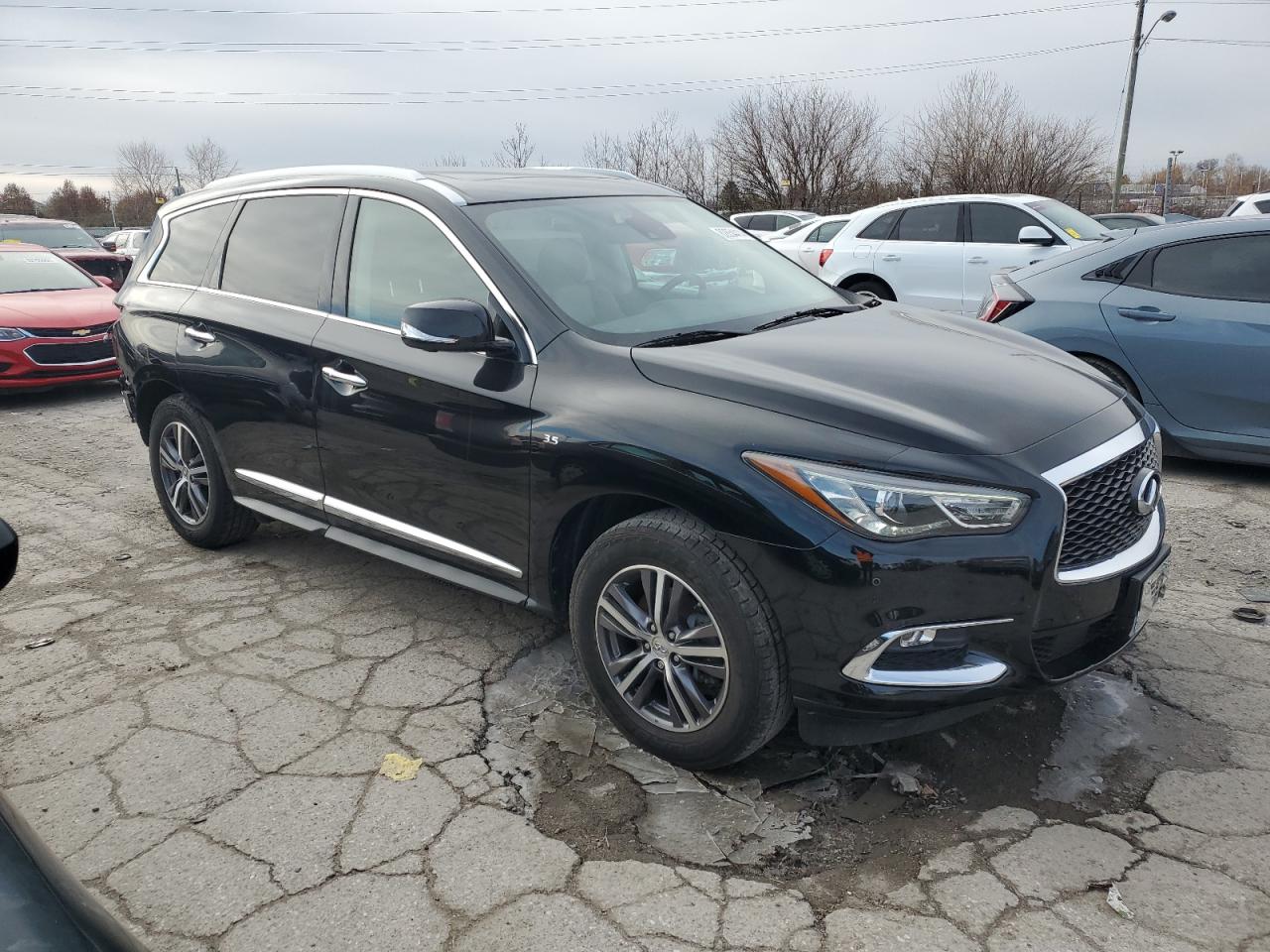 2019 Infiniti QX60 VIN 5N1DL0MM2KC515987 Copart auction photo, rear end / minor dent/scratches damage thumbnail 4