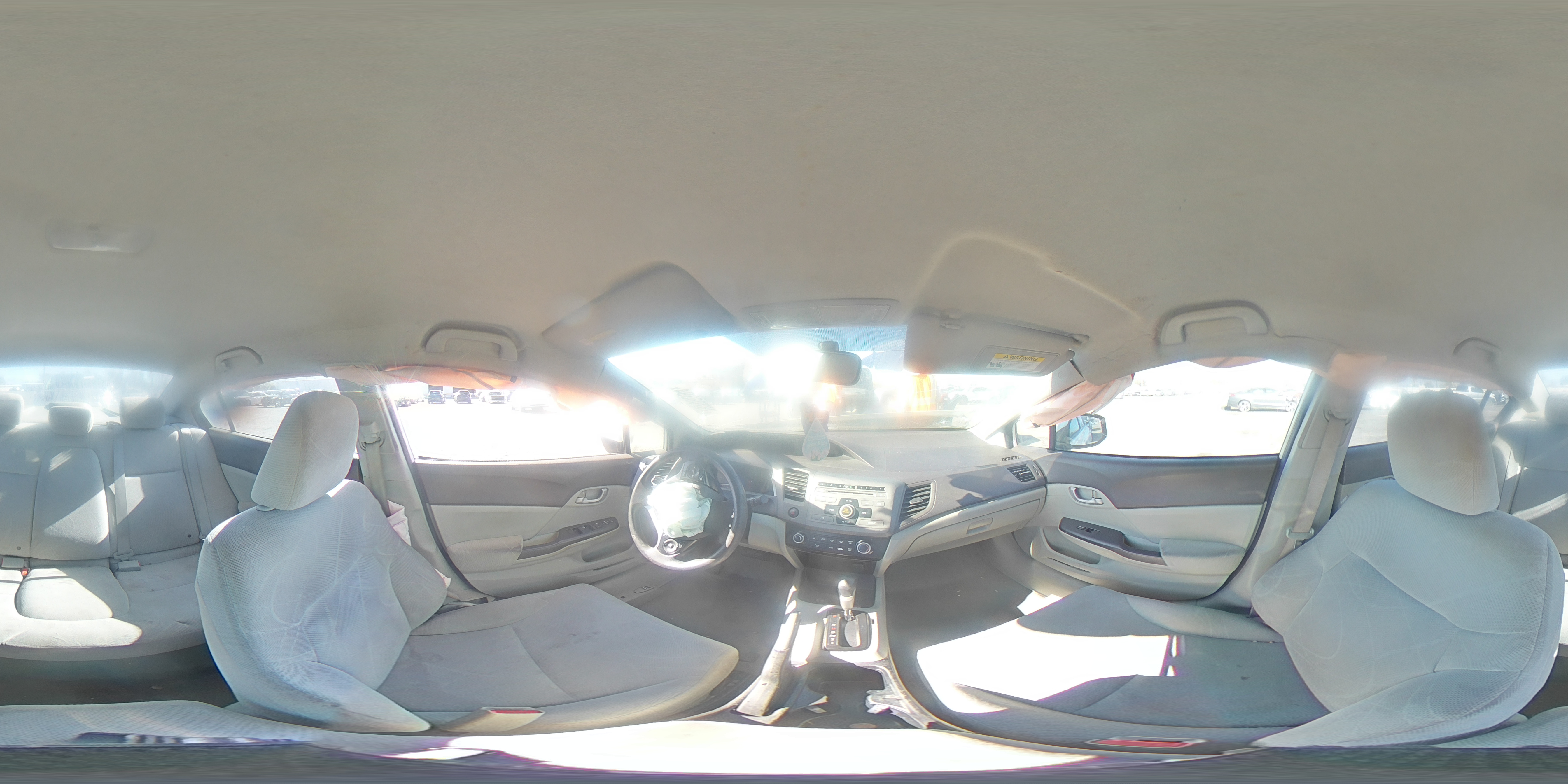 2012 Honda Civic VIN 2HGFB2F51CH567323 Copart auction photo, front end / side damage thumbnail 13