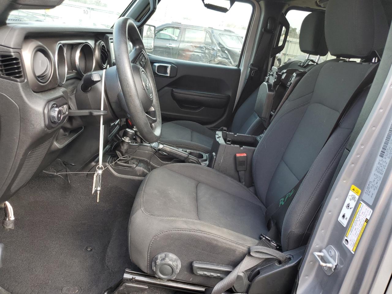 2018 Jeep Wrangler VIN 1C4HJXDGXJW141947 Copart auction photo, all over damage thumbnail 7
