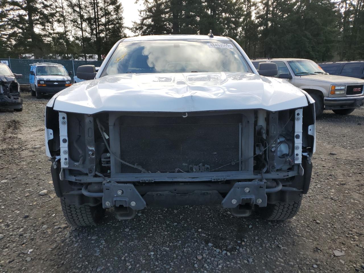 2017 Chevrolet Silverado VIN 1GCNCNEH7HZ106168 Copart auction photo, front end damage thumbnail 5