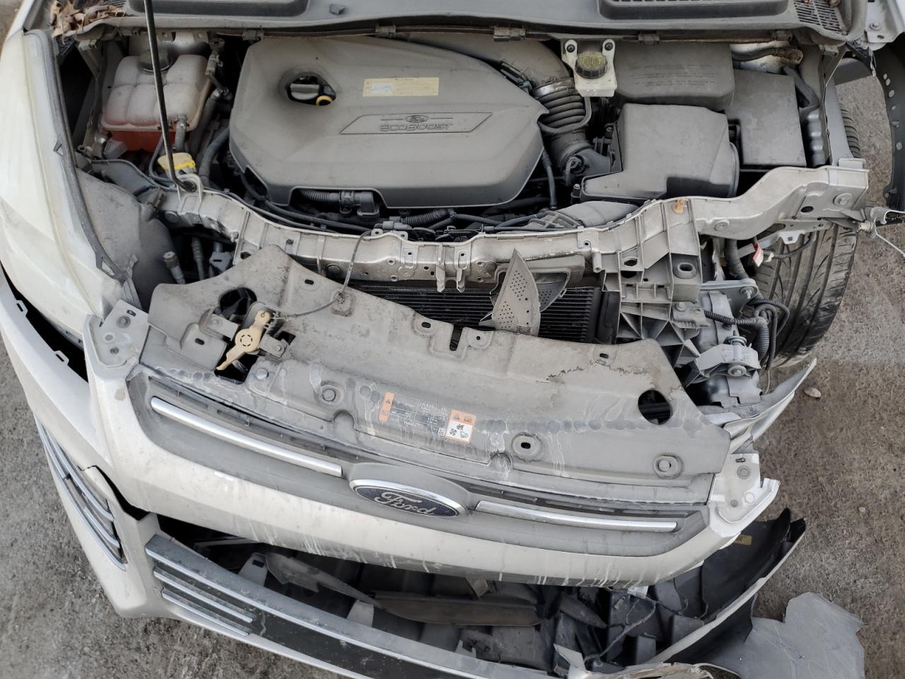2014 Ford Escape VIN 1FMCU0GX6EUC98019 Copart auction photo, front end damage thumbnail 12