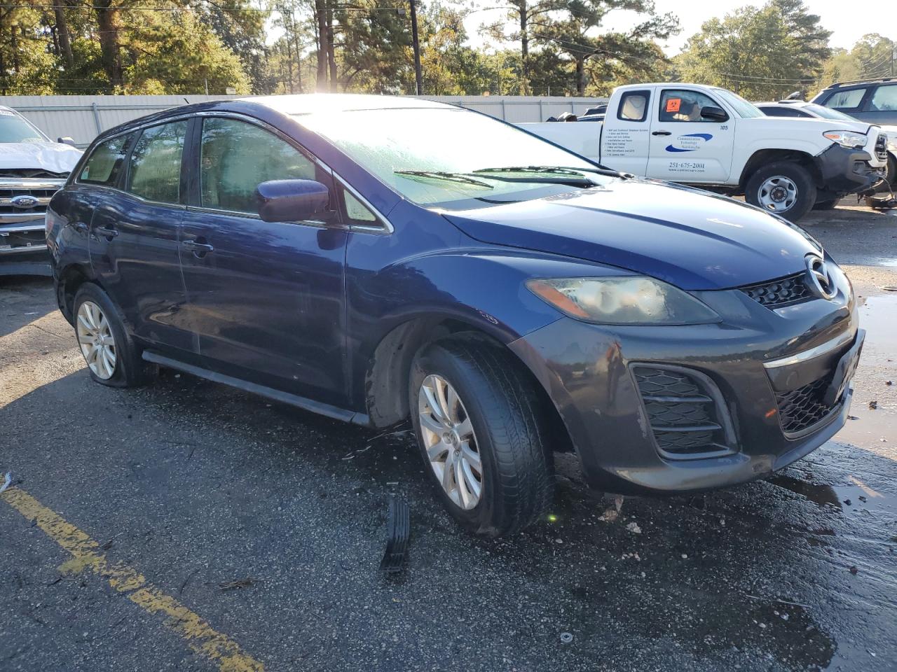 2010 Mazda CX-7 VIN JM3ER2WM2A0324559 Copart auction photo, water/flood / all over damage thumbnail 4