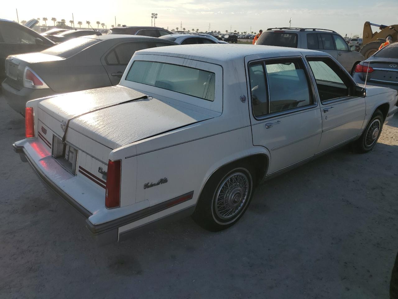 1988 Cadillac De Ville VIN 1G6CD5157J4214845 Copart auction photo, water/flood damage thumbnail 3