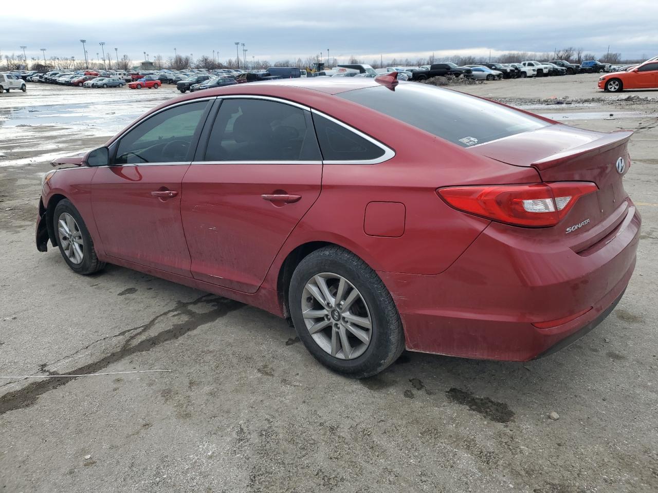 2015 Hyundai Sonata VIN 5NPE24AF2FH201940 Copart auction photo, front end damage thumbnail 2