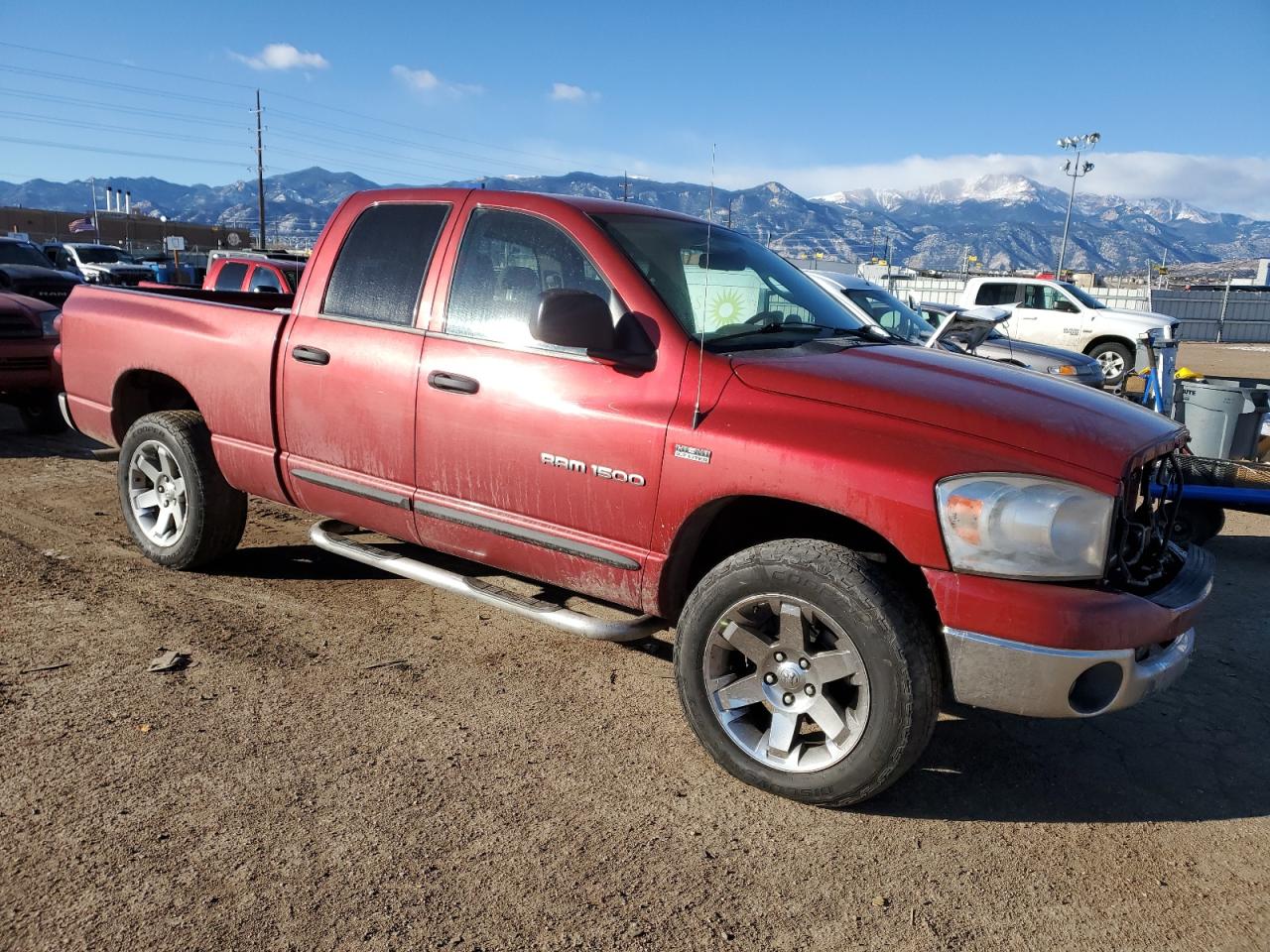 2007 Dodge RAM VIN 1D7HU18237J517712 Copart auction photo, front end / undercarriage damage thumbnail 4