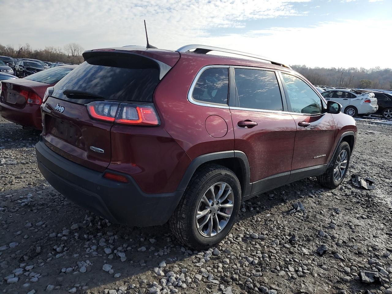 2021 Jeep Grand Cherokee VIN 1C4PJMLB5MD101310 Copart auction photo, front end / side damage thumbnail 3
