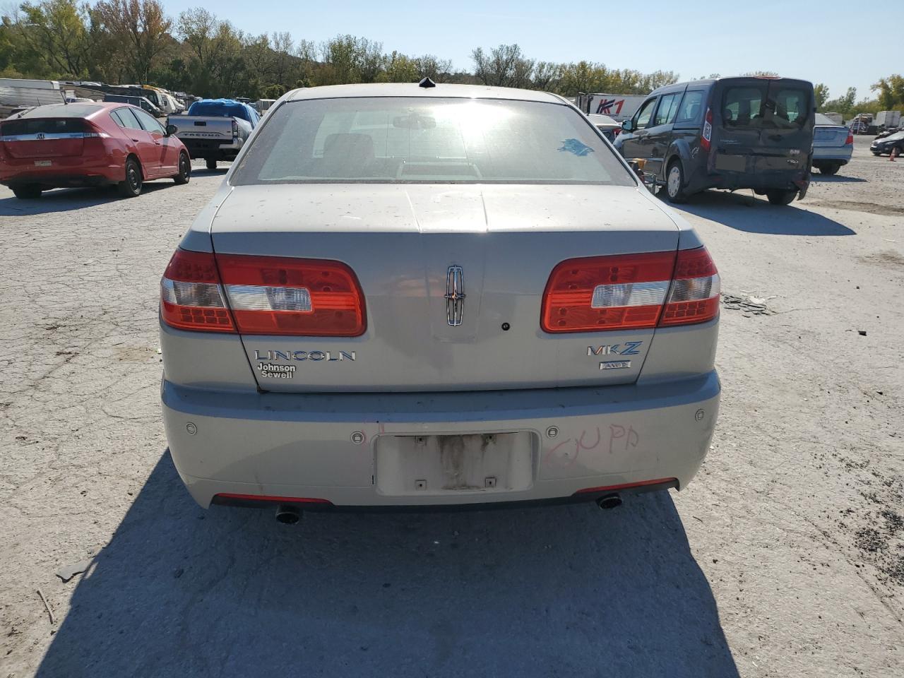 2008 Lincoln MKZ VIN 3LNHM28T98R644945 Copart auction photo, side / minor dent/scratches damage thumbnail 6