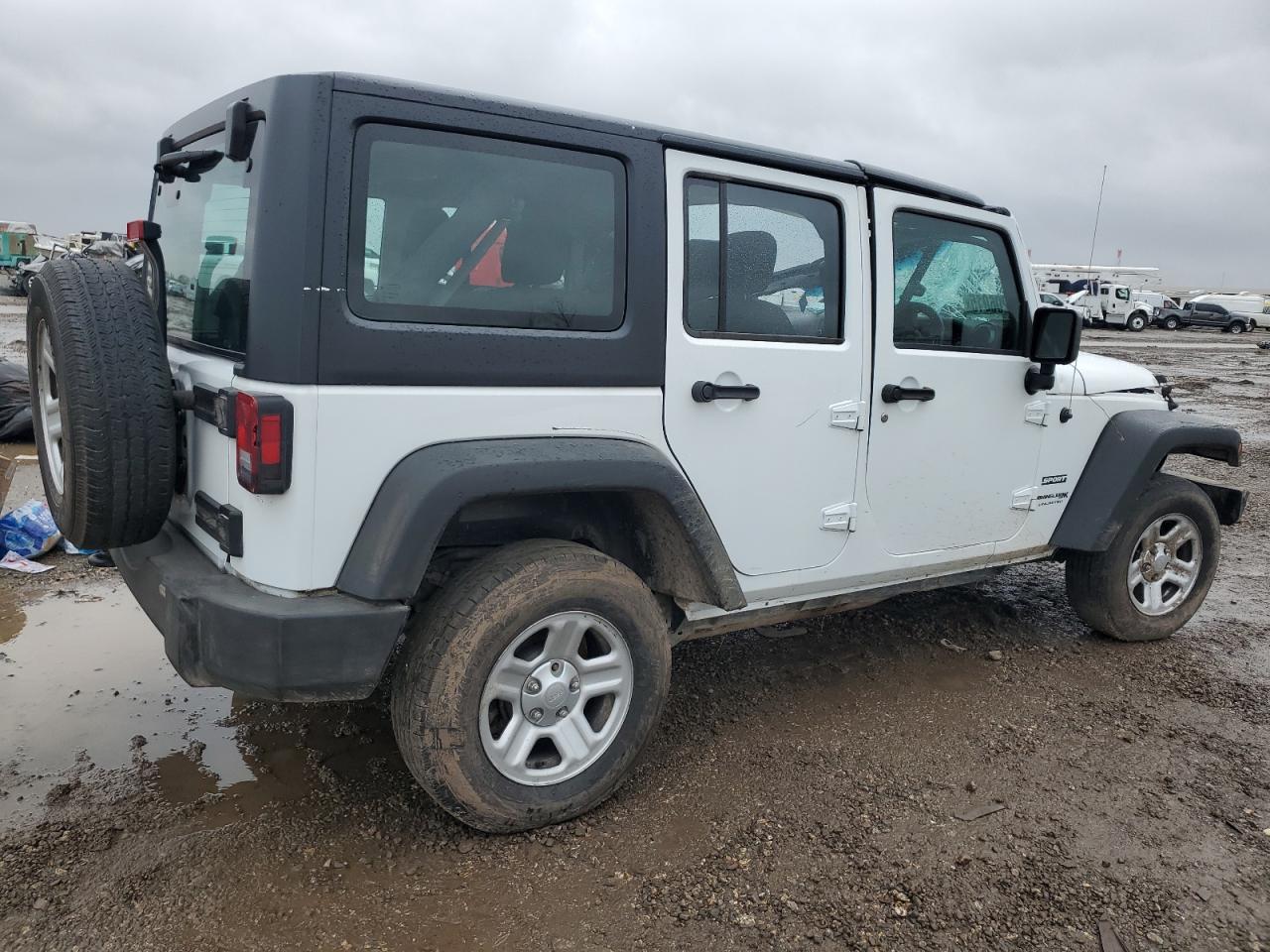 2018 Jeep Wrangler VIN 1C4BJWKG5JL853254 Copart auction photo, all over damage thumbnail 3