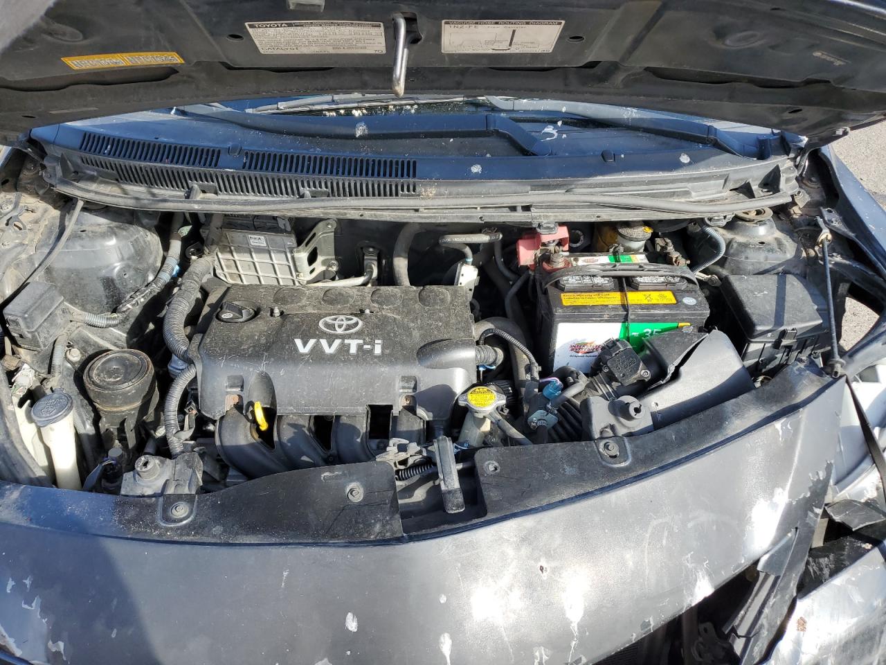 2007 Toyota Yaris VIN JTDBT903971058661 Copart auction photo, front end damage thumbnail 11