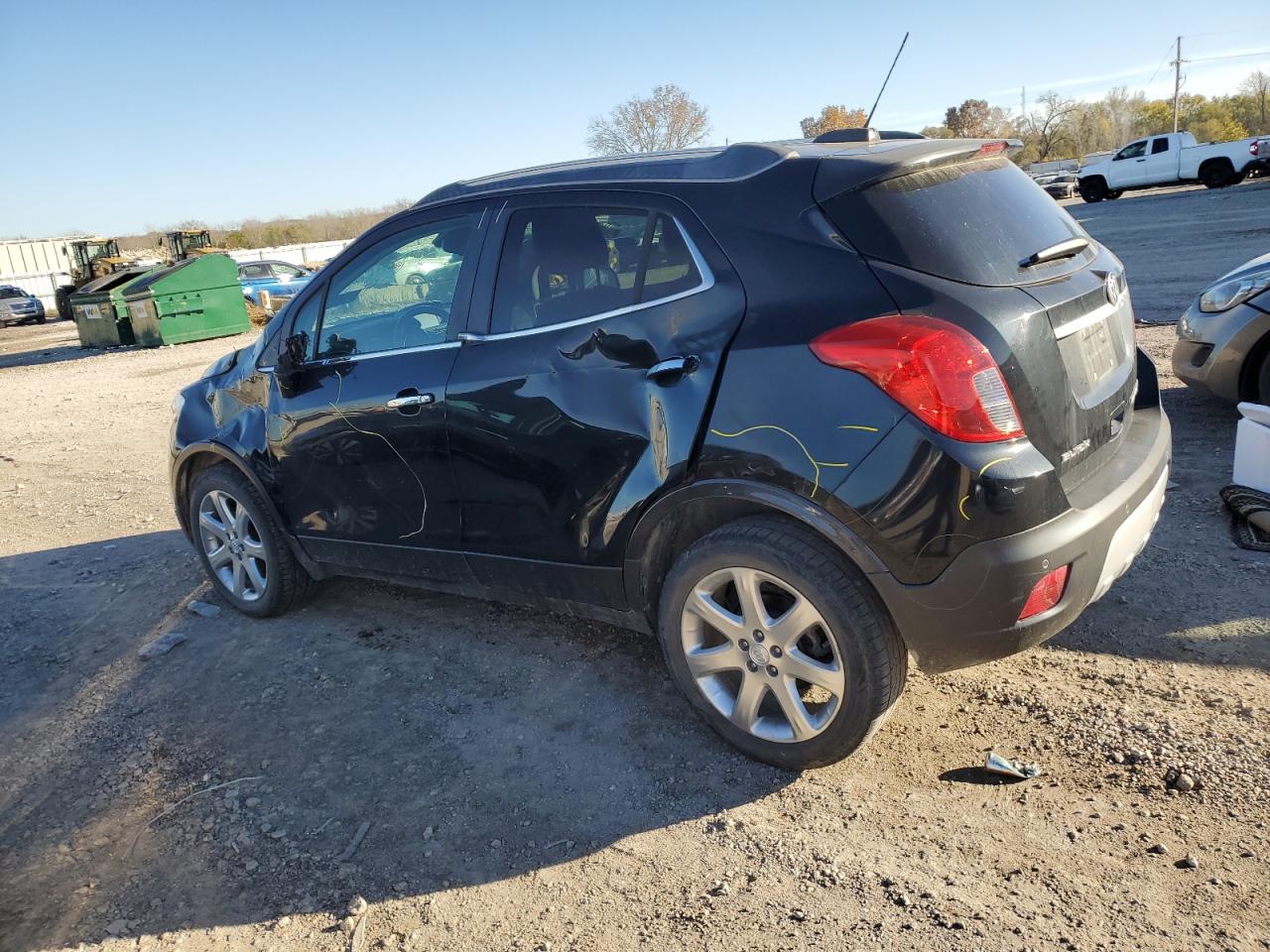 2015 Buick Encore VIN KL4CJHSB5FB261669 Copart auction photo, side damage thumbnail 2