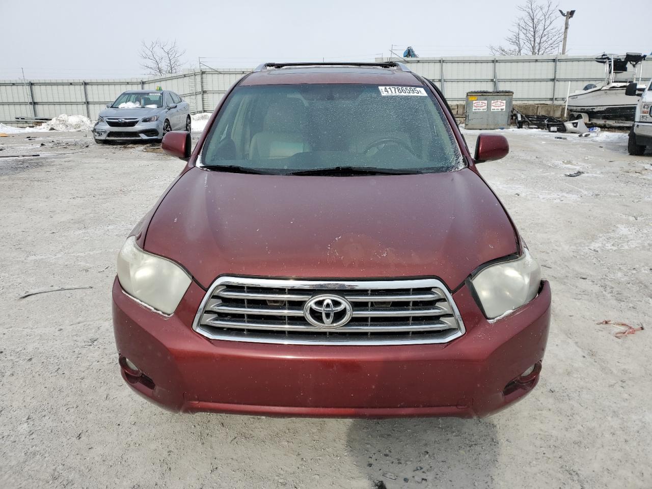 2010 Toyota Highlander VIN 5TDDK3EH0AS022879 Copart auction photo, side / front end damage thumbnail 5