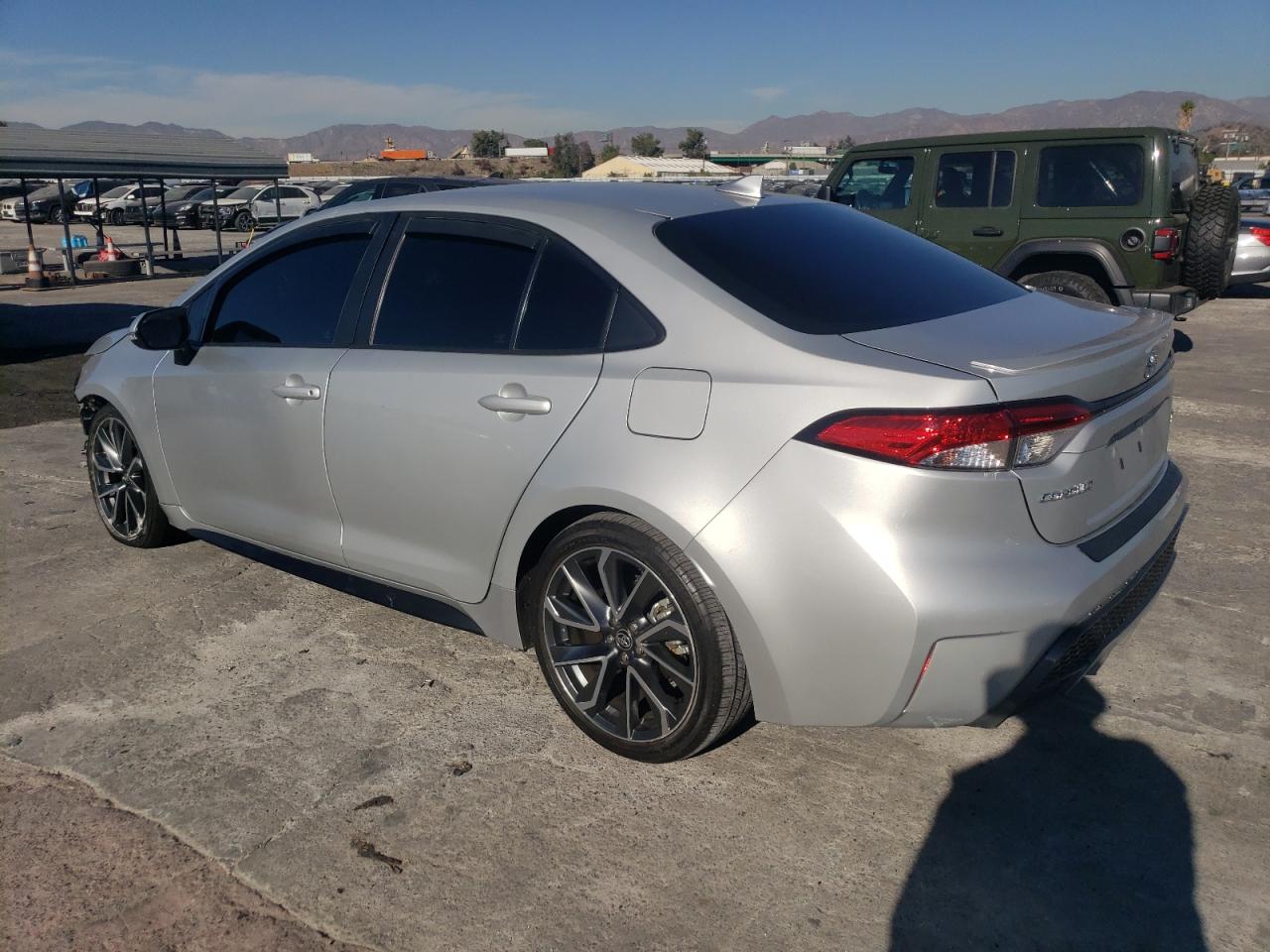 2021 Toyota Corolla VIN 5YFS4MCE1MP070033 Copart auction photo, front end damage thumbnail 2