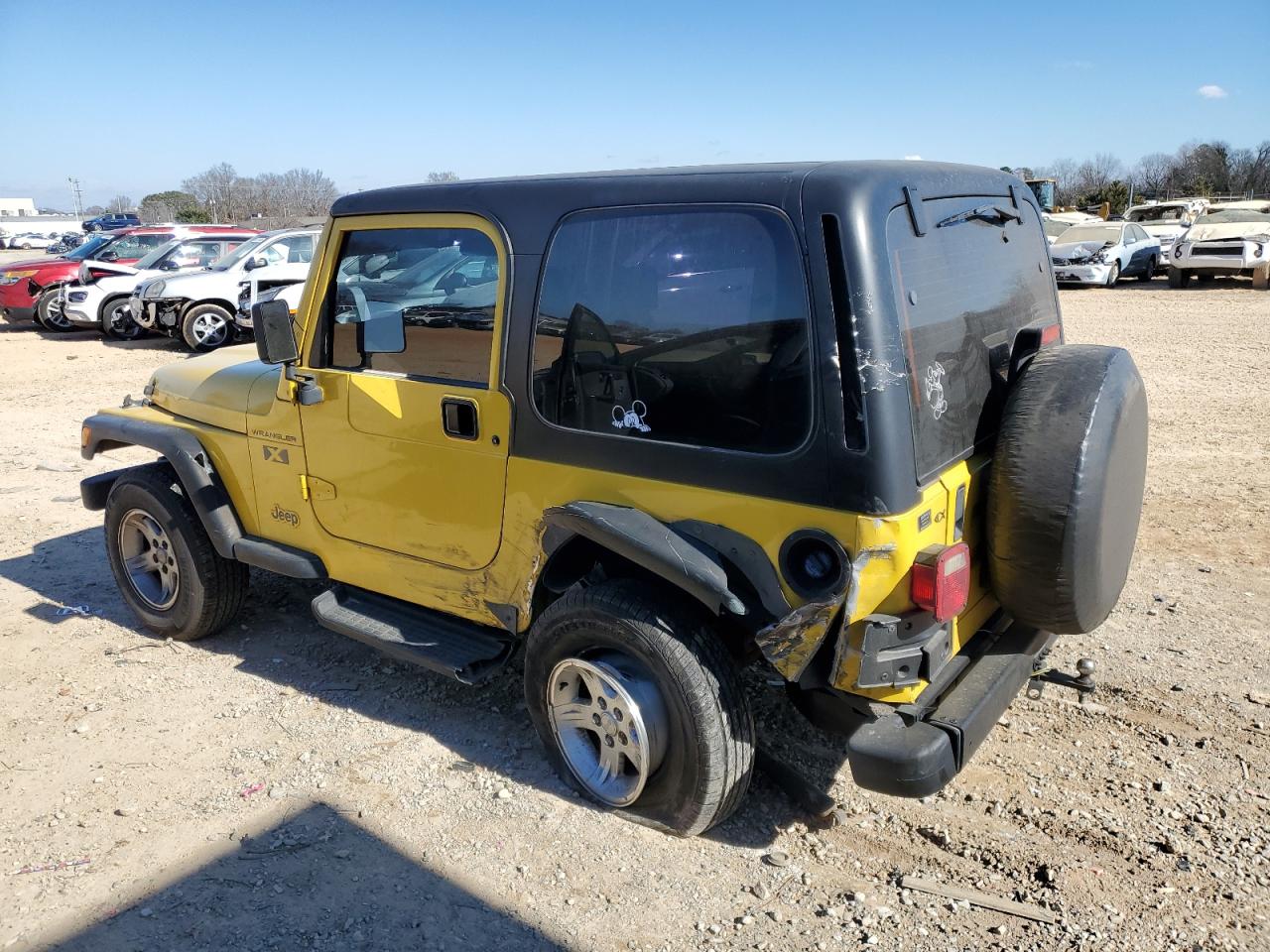 2002 Jeep Wrangler VIN 1J4FA39S92P764320 Copart auction photo, rear end damage thumbnail 2